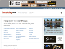 Tablet Screenshot of hospitalitydesignmarketplace.com